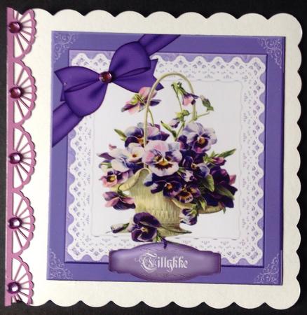 Lovely Basket of Pansys for Mum  by Gitte Jensen