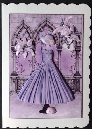 Ball Gown in Lavender by Gitte Jensen