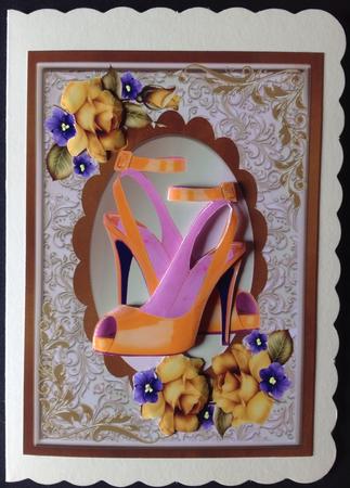 Lovely Yellow Shoes and Roses  by Gitte Jensen