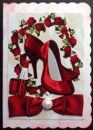 A Touch of Sexiness, Red Roses and Shoes by Gitte Jensen