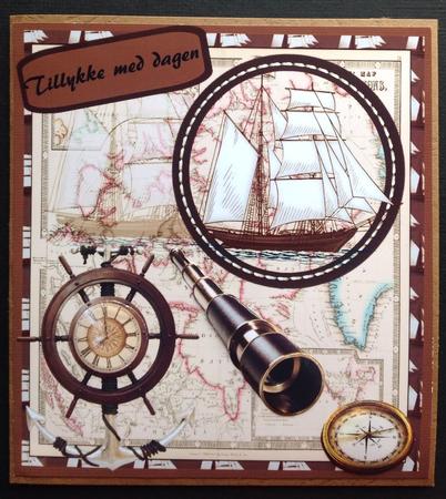 All Mapped Out and Ready to Sail. by Gitte Jensen