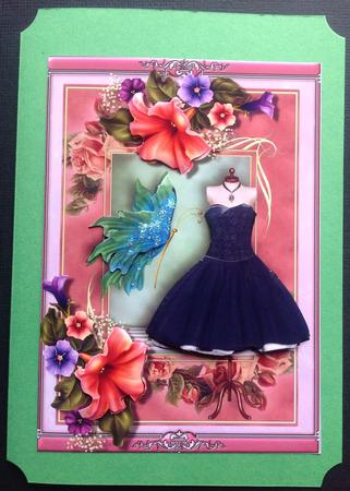 Gorgeous Dress with Butterly by Gitte Jensen