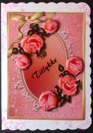 Lovely Pink Rose in Bloom by Gitte Jensen