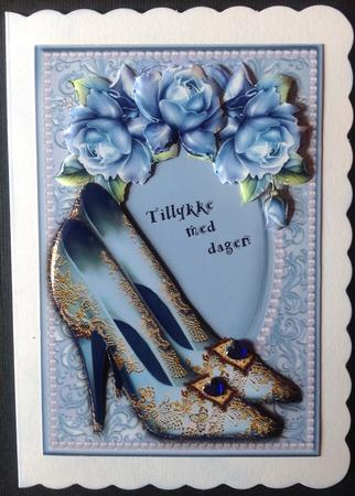 Evening Shoes in Pearl Frame by Gitte Jensen