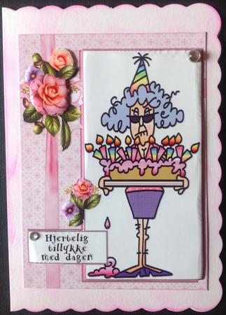 Stella Time to Celebrate Quick Card by Gitte Jensen