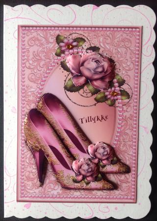 Gorgeous Shoes in Pearl Frame by Gitte Jensen