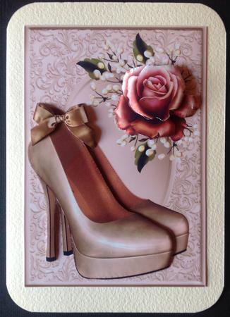 Fabulous Shoes and Blush Roses by Gitte Jensen