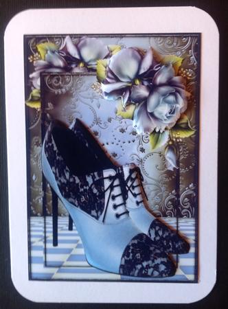 Fabulous Shoes and Porcelain Roses by Gitte Jensen