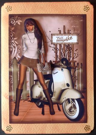 Just Scooting by to Say Hi- Sbs by Gitte Jensen