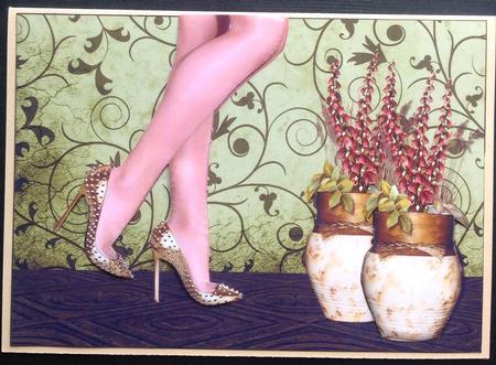 6 Spiked High Heel Shoes Poser Tubes by Gitte Jensen