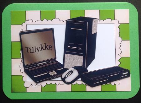 Computers, Laptops Everything a Boy/girl Wants in Green by Gitte Jensen