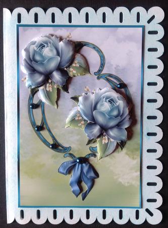 Roses in Classic Frame by Gitte Jensen