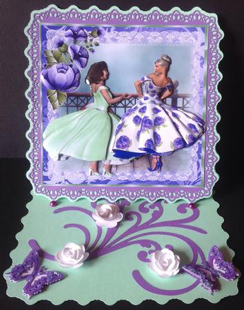 He Never Did!card Front Kit by Gitte Jensen
