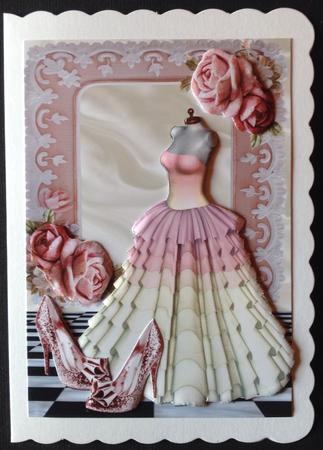 You Shall Go to the Ball! with Pink Roses, & Shoes by Gitte Jensen