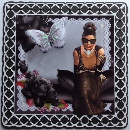 Sophisticated Lady Card Front Mini Kit by Gitte Jensen