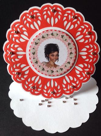 Doily Heart 1 by Gitte Jensen