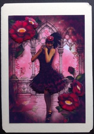 Jazzabelle with Wild Roses by Gitte Jensen
