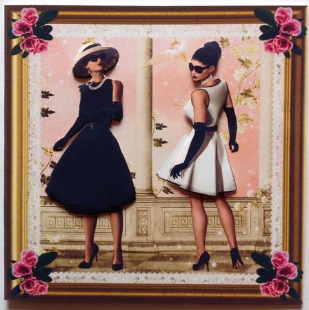 Classy Lady 8x8ins Mini Kit by Gitte Jensen