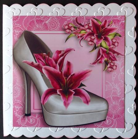 Stunning Shoes Lacey Square - the London - Stargazer Lilies by Gitte Jensen