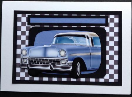 1950s Car 4 - Birthday Card by Gitte Jensen