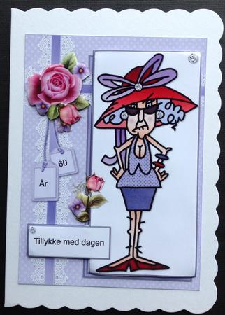 Stella It's Nor Gray Hair Quick Card by Gitte Jensen
