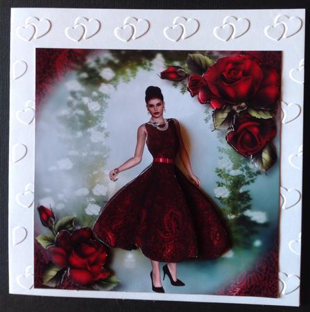 Vintage Summer Dress in Scarlet by Gitte Jensen
