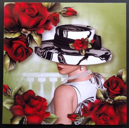 Race Day Elegance - Red Roses by Gitte Jensen