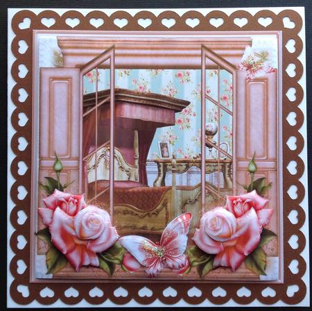 Gorgeous a Room with a View Card Front Kit by Gitte Jensen