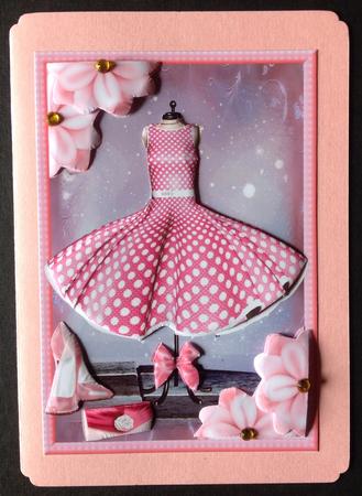 Pink Polka Dot Dress by Gitte Jensen