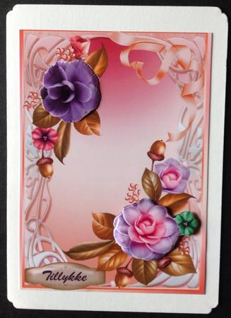 Lovely Camellias in a Ornate Frame  by Gitte Jensen