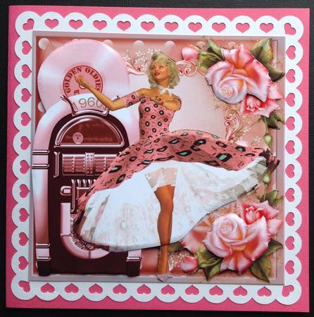Rock and Roll! Card Front Kit by Gitte Jensen