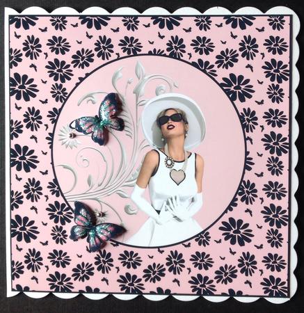 Floral Background Papers by Gitte Jensen