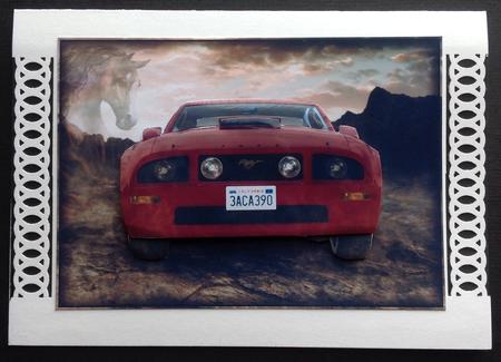 Red Mustang by Gitte Jensen