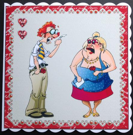 Blind Date Decoupage Sheet by Gitte Jensen
