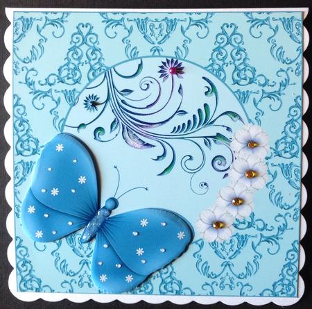12 Butterflies in Rich Shades Colour Way by Gitte Jensen