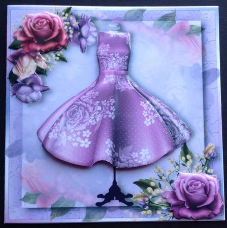 Gorgeous Lilac Dress & Beautiful Belle Roses by Gitte Jensen