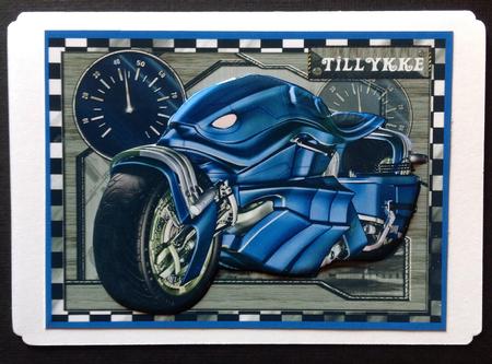 A Bikers Pride and Joy ( Blue) by Gitte Jensen