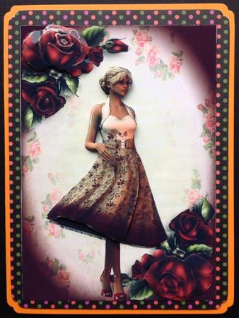 Summer Flowers Dress with Roses by Gitte Jensen