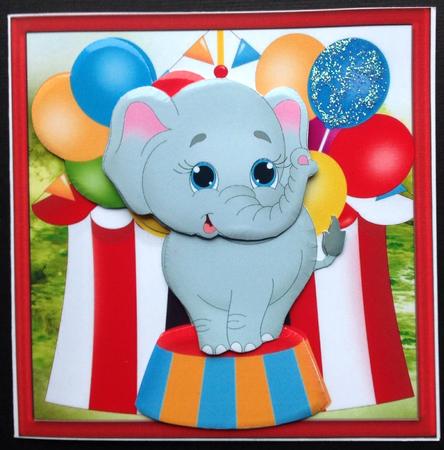 Lovely 8x8 Mini Kit the Big Top by Gitte Jensen