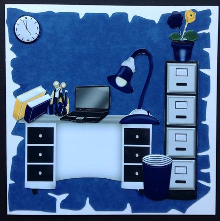 Chaos in the Male Office A4 by Gitte Jensen