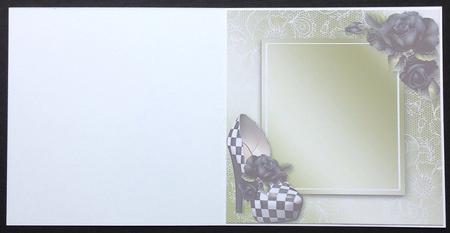 Insert for Chic Monochrome Shoe on Lacey Square by Gitte Jensen
