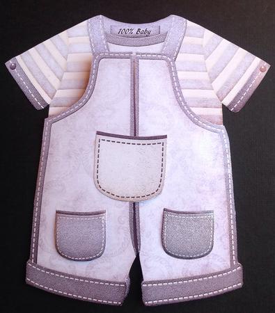 New Baby Romper Boy 6 Purple by Gitte Jensen