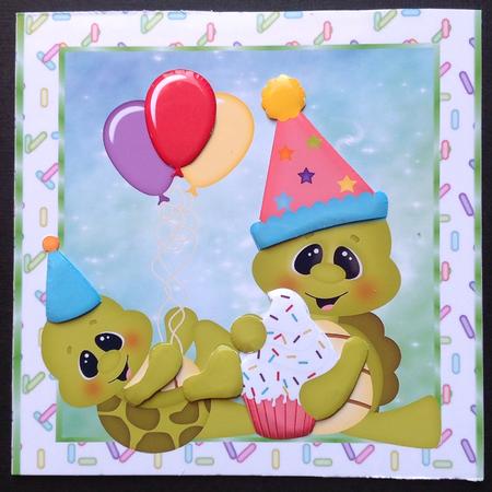 Turtle Party 8x8 by Gitte Jensen