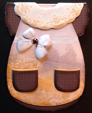 New Size Dress Shape Card Birthday 1 by Gitte Jensen