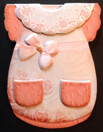 New Size Dress Shape Card Birthday 2 by Gitte Jensen