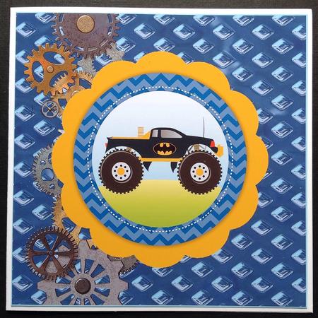 4 Wheel Monster Truck Circle Pyramids by Gitte Jensen