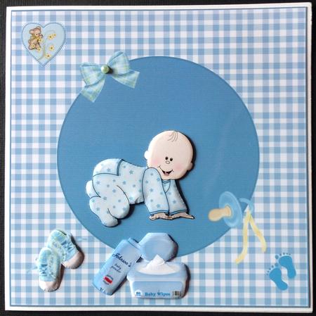 Baby Boy Background Papers by Gitte Jensen