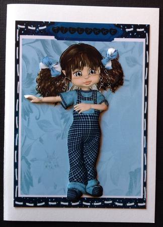 Little Kiki Blue Dancing  by Gitte Jensen