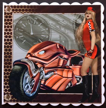 Motorbike Race by Gitte Jensen