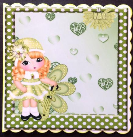 Showered by Love Hearts Metallic Background 7 by Gitte Jensen